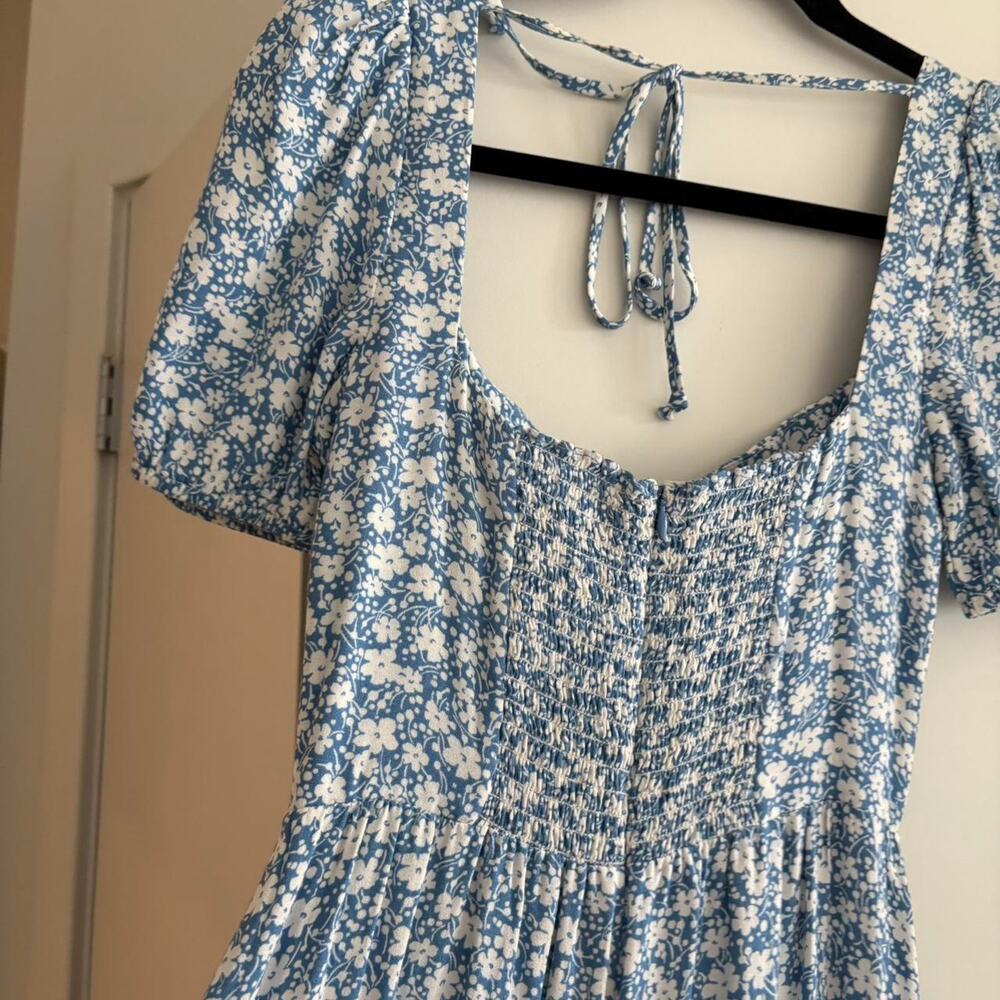 Reformation maxi dress blue floral ditzy print XS - Picture 5 of 6